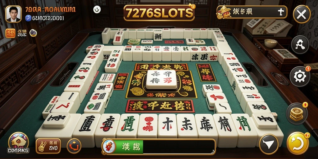 Tangkapan layar gameplay Mahjong di 7276SLOTS yang menantang.