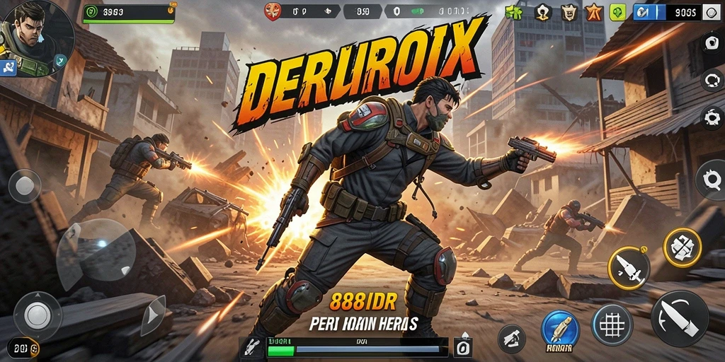 Gambaran petualangan seru di dunia Aksi 888IDR.