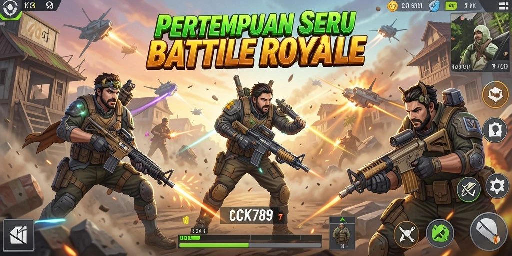 Gameplay seru dari CK789 yang menunjukkan pertempuran intens.