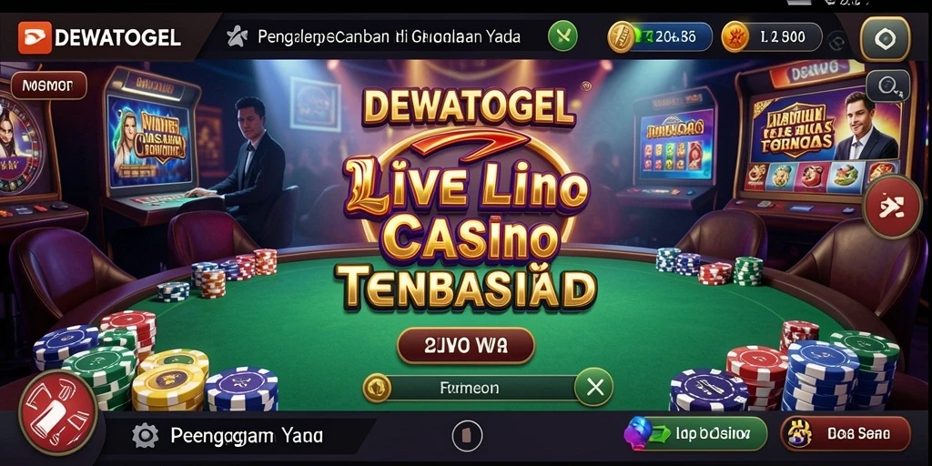 Tampilan menarik dari gameplay Live Casino DEWATOGEL yang mengesankan.