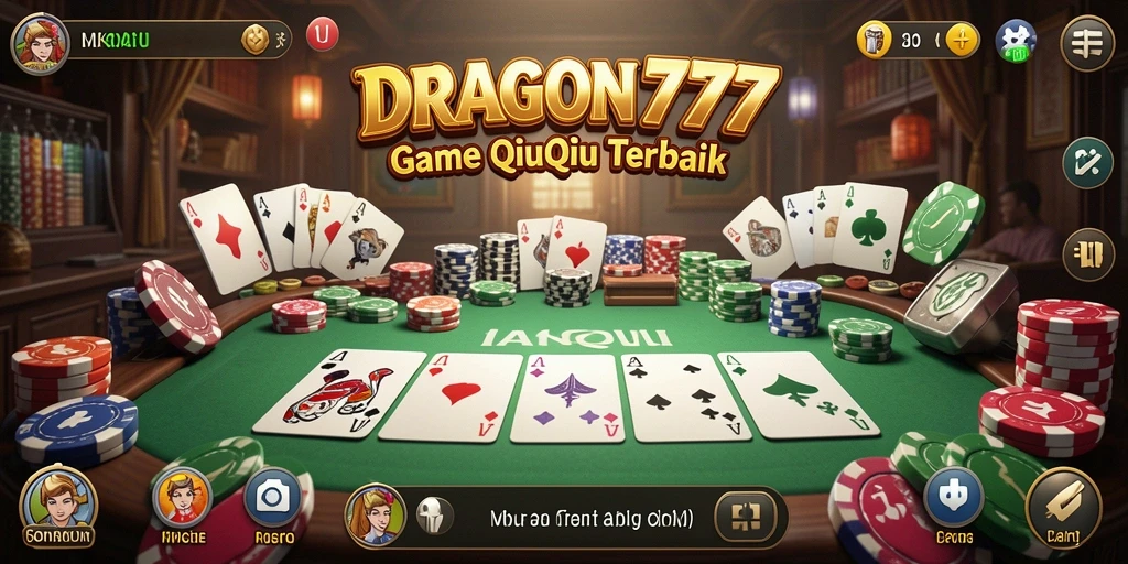 Tangkapan layar gameplay QiuQiu yang seru dan menantang.