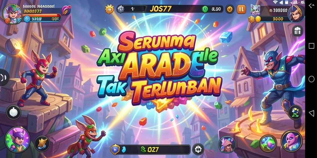 Tampilan gameplay seru dari JOS77 dengan aksi mendebarkan.