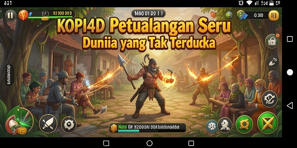 Tampilan gameplay KOPI4D yang menegangkan dan penuh aksi.