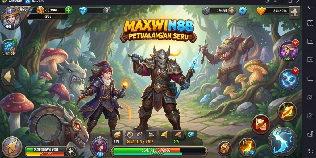 Gameplay seru MAXWIN88 dengan petualangan RPG yang mendalam.