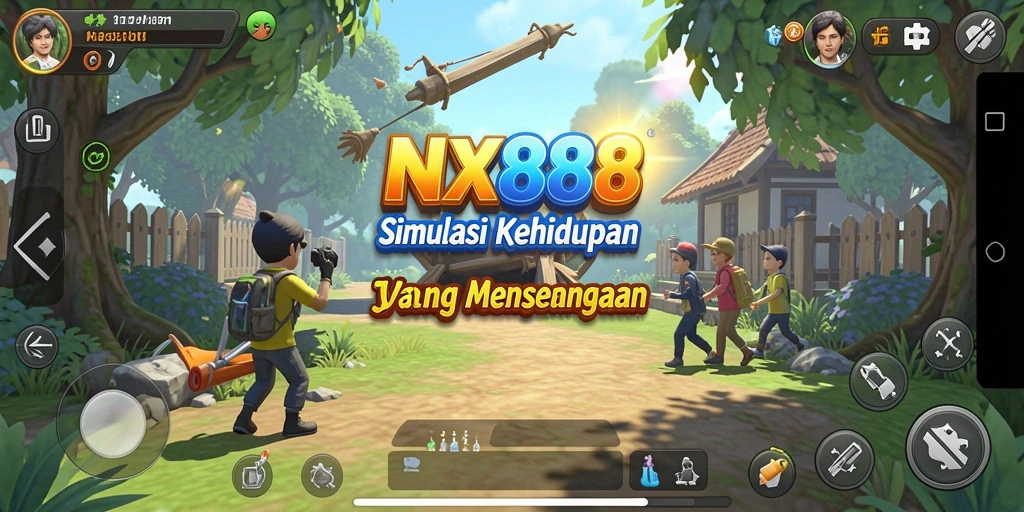 Gameplay NX888 yang menarik dan interaktif dalam simulasi kehidupan.