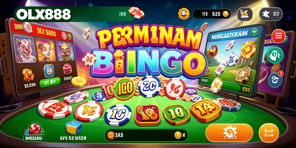 Tampilan antarmuka gameplay Bingo yang menarik di OLX888.