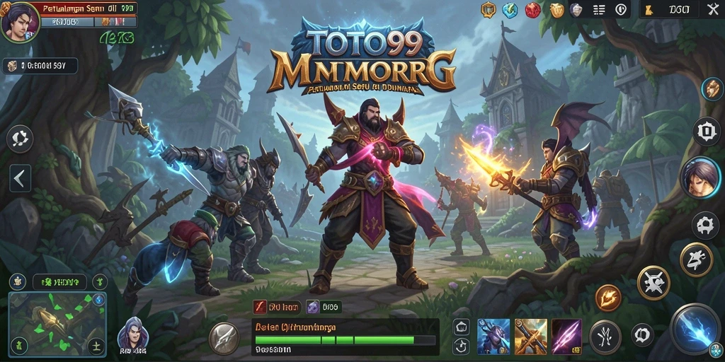 Tampilan gameplay seru di dunia MMORPG TOTO99.