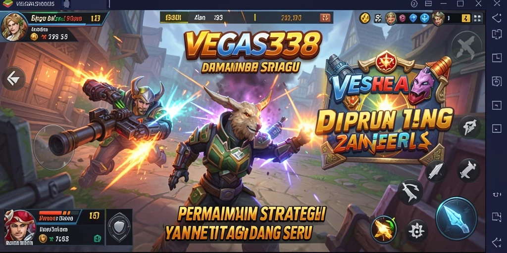 Tampilan gameplay menarik dari VEGAS338 dengan elemen strategi.