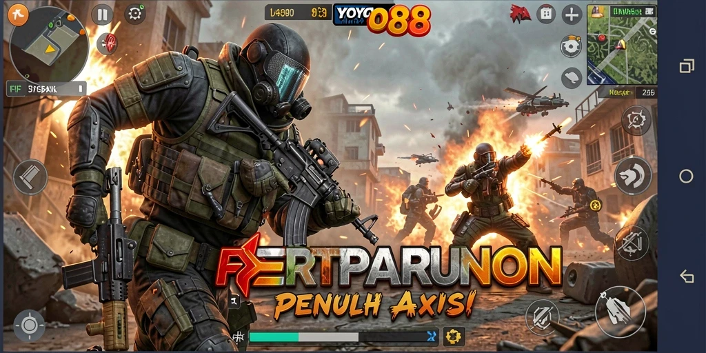 Gameplay intens di YOYO88 dengan aksi FPS yang seru.